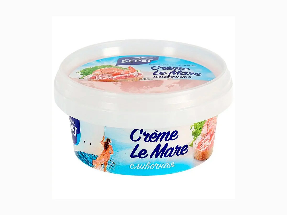 Рыбная паста сливочная CREME LE MARE (150 г) - Рыбный магазин 